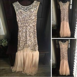 Formal evening dress gown